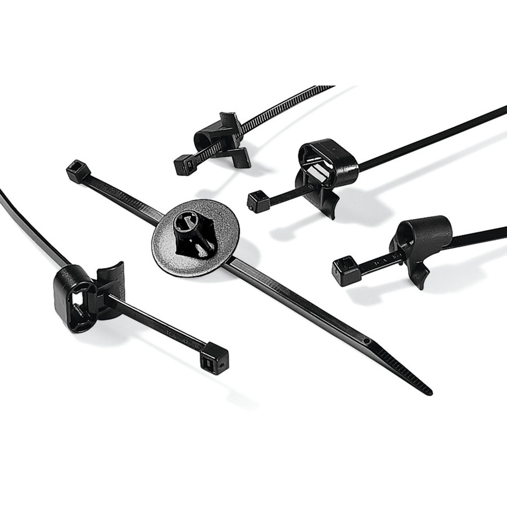 Hellermann Tyton Befestigungsbinder 150-21293 Typ T50SSBS5-PA66HS-BK (300)