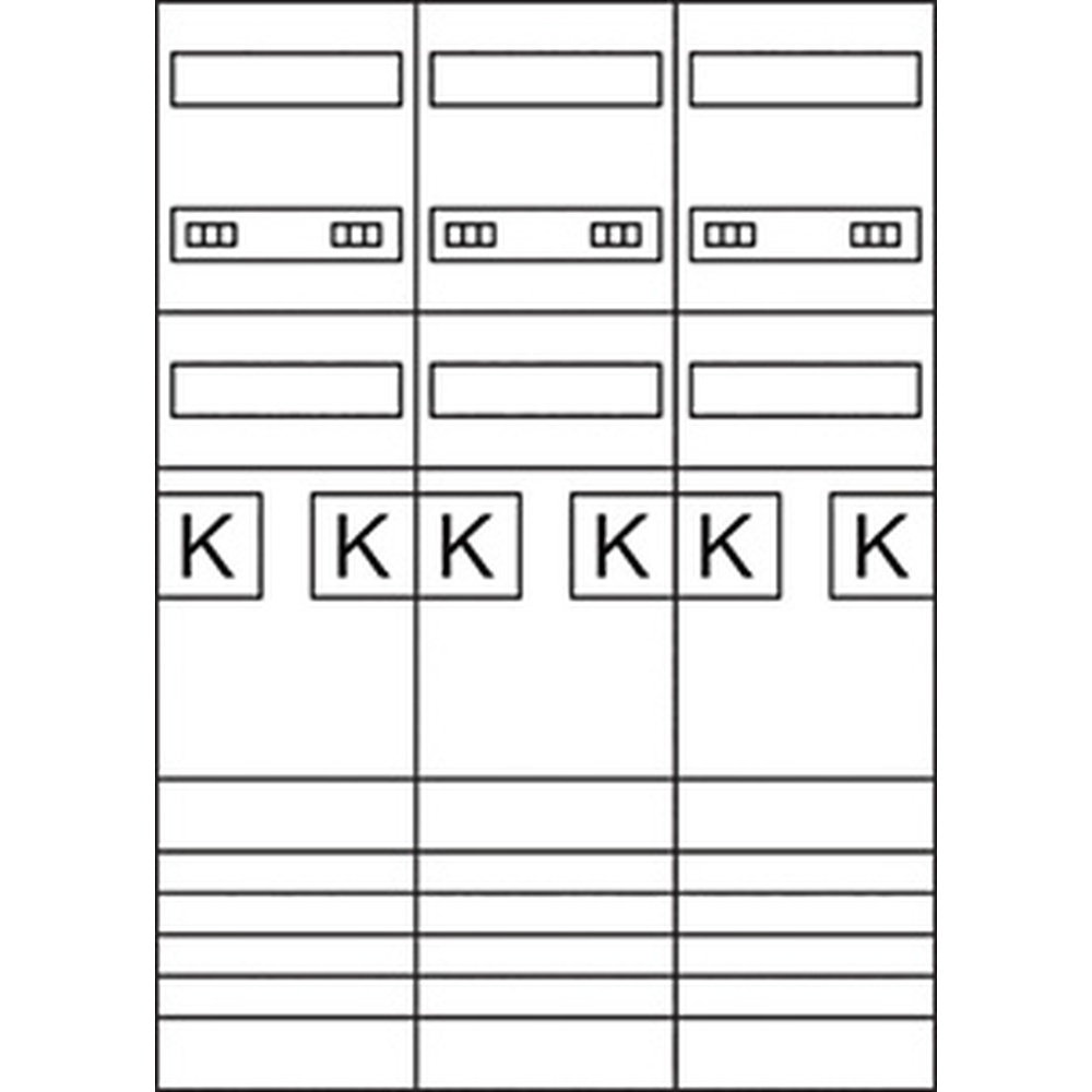 Hager Komplettfeld ZL3EN26