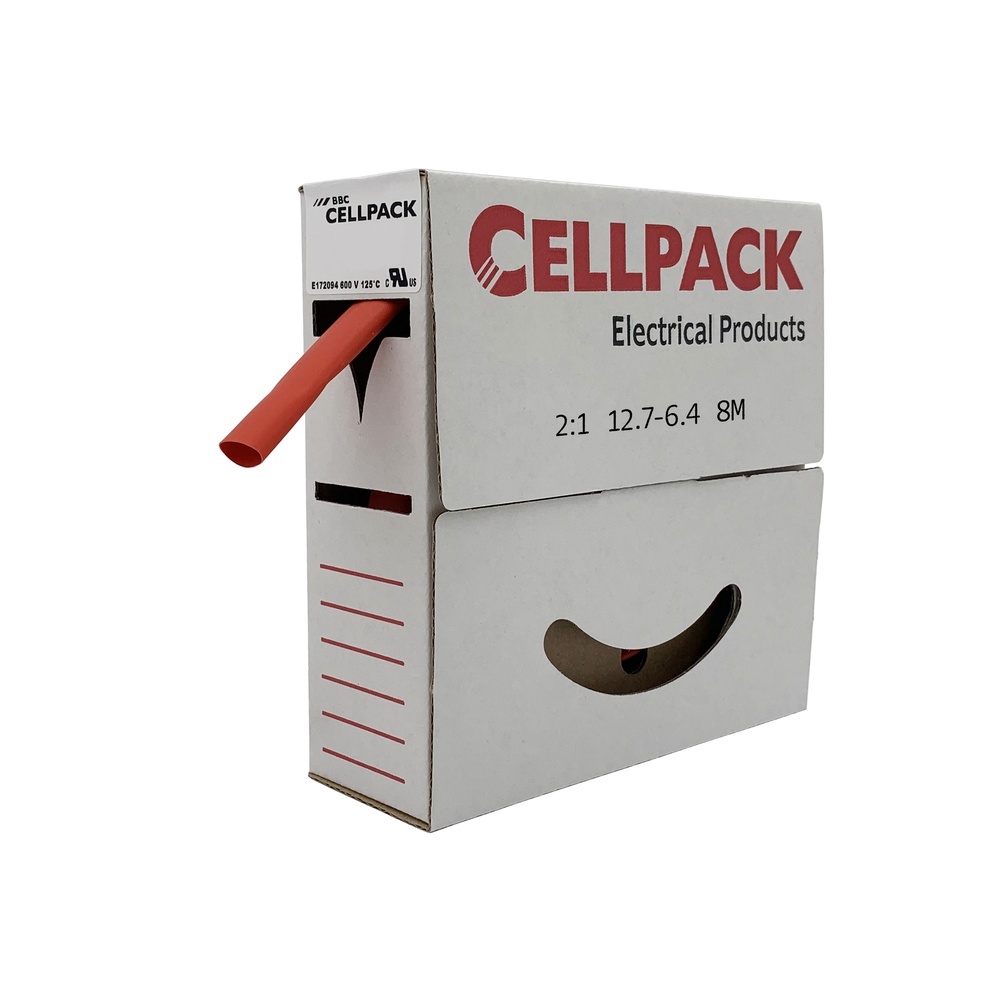 Cellpack Warmschrumpfschlauch 127078 Typ SB/12.7-6.4/RD/8m
