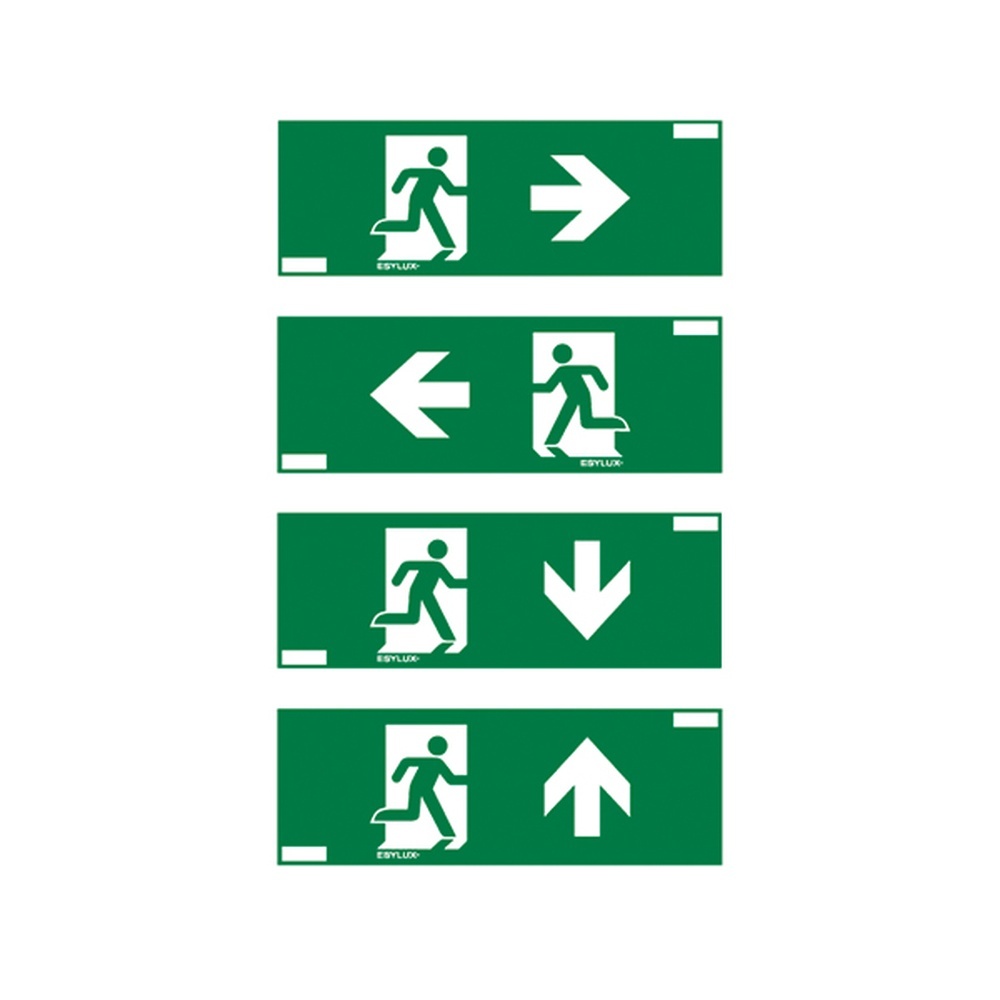 ESYLUX Piktogramm Satz EN10077500 Typ SLX 24 Flat Piktogramm-Satz 1 (Ersatz)