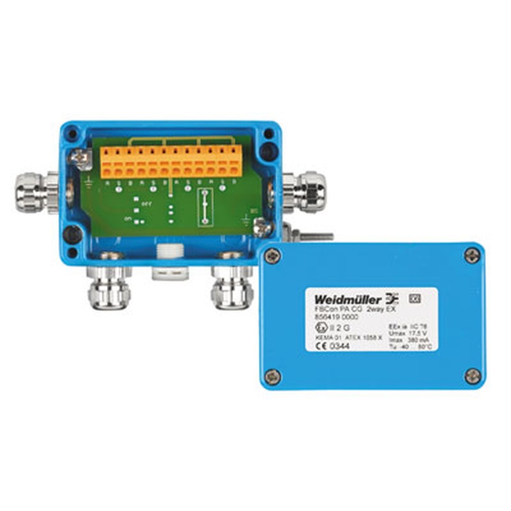 Weidmüller Standardverteiler 8564190000 Typ FBCon PA CG 2way Ex