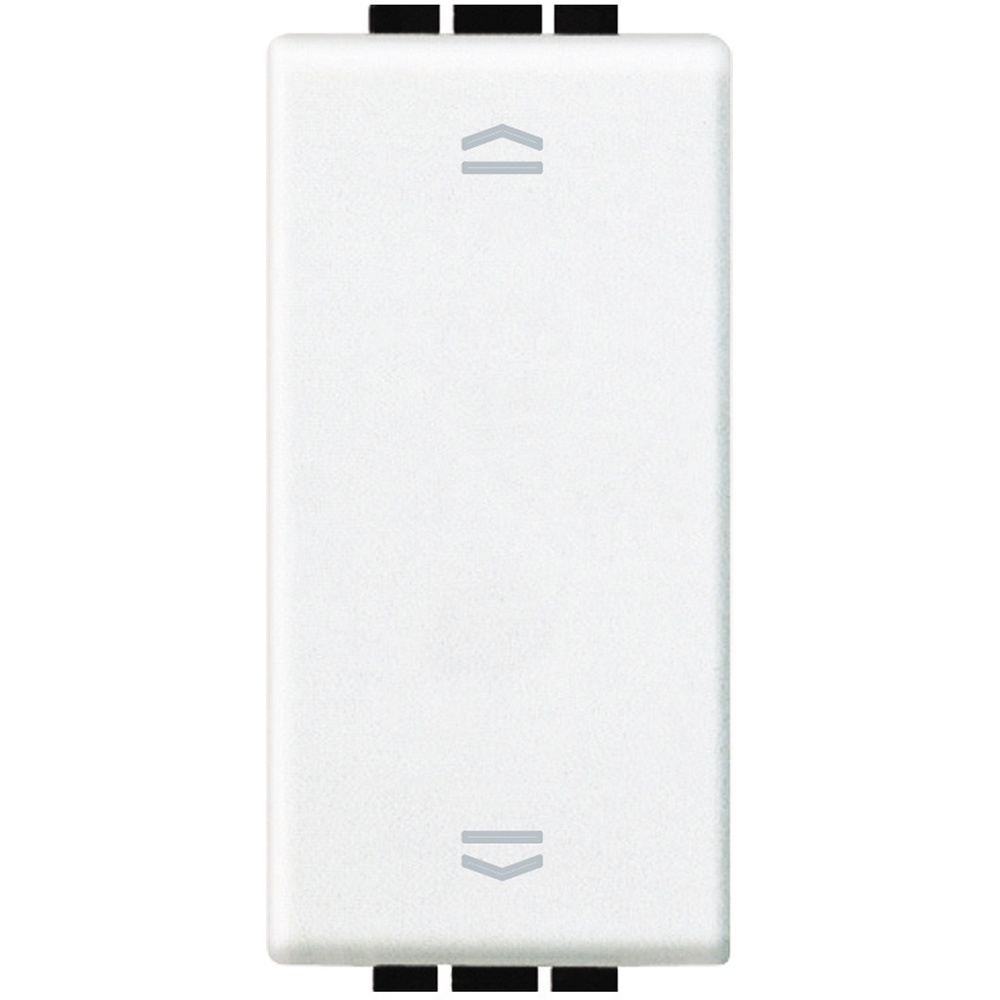 Bticino LivingLight Jalousietaster 1-modulig inkl. Wippe in der Farbe WEISS N4037N