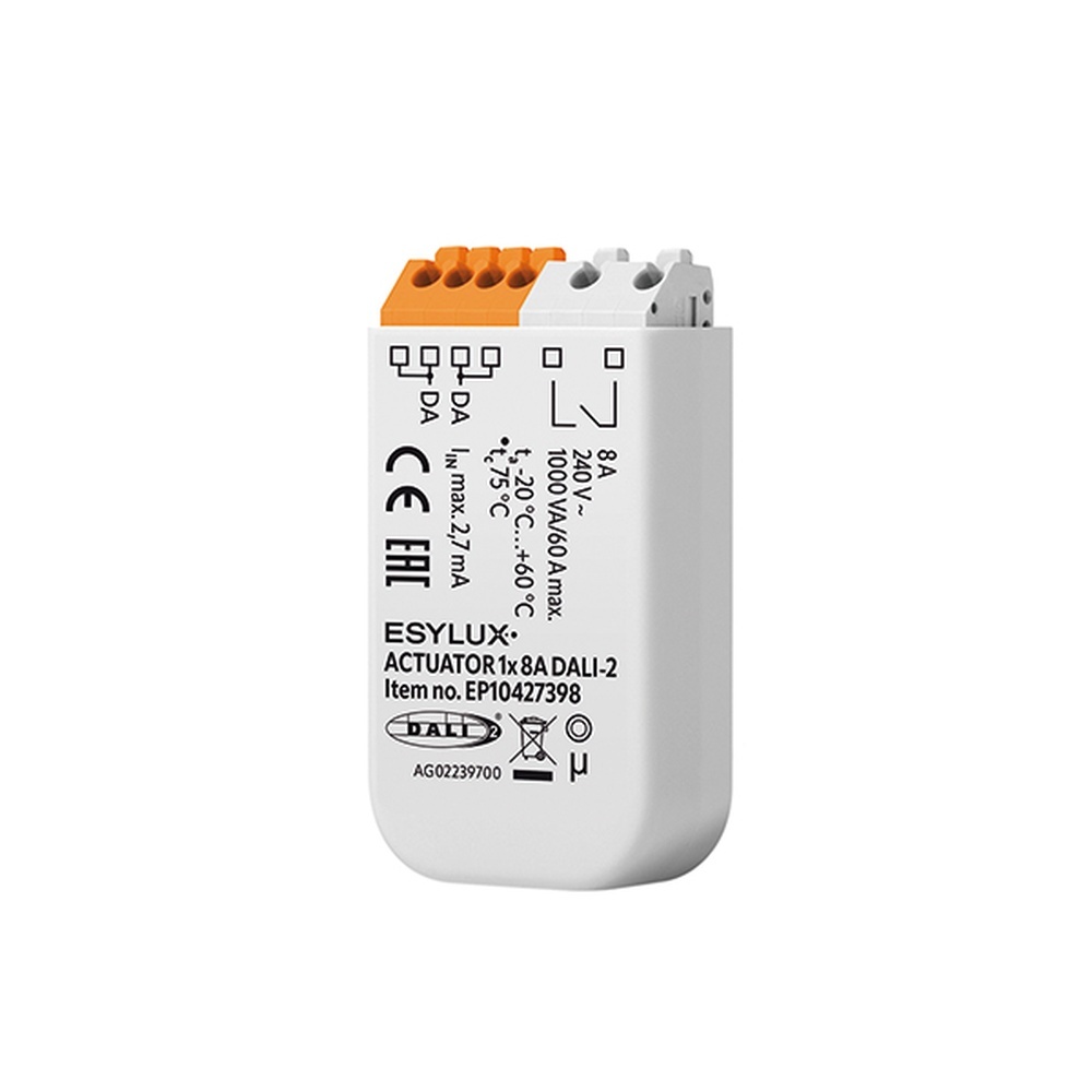 Esylux DALI 2 Schaltaktor EP10427398 Typ ACTUATOR 1x 8A DALI-2