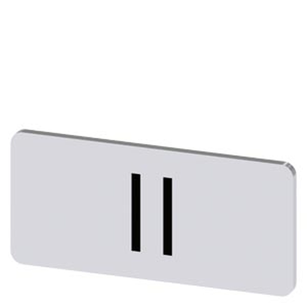 Siemens Bezeichnungsschild 3SU1900-0AC81-0QC0