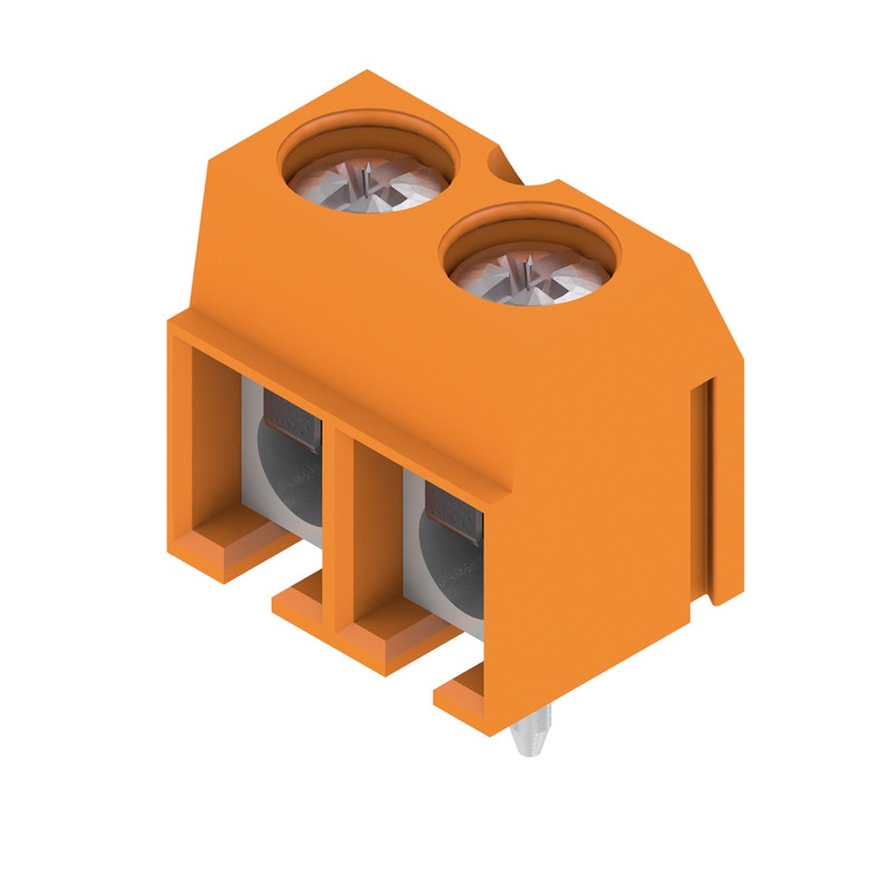 Weidmüller Leiterplattenklemme 1760490000 Typ PM 5.08/02/90 3.5SN OR BX