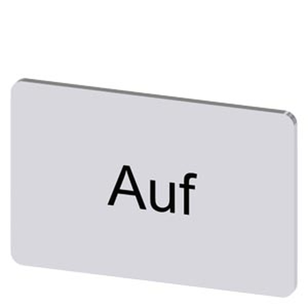 Siemens Bezeichnungsschild 3SU1900-0AD81-0AD0