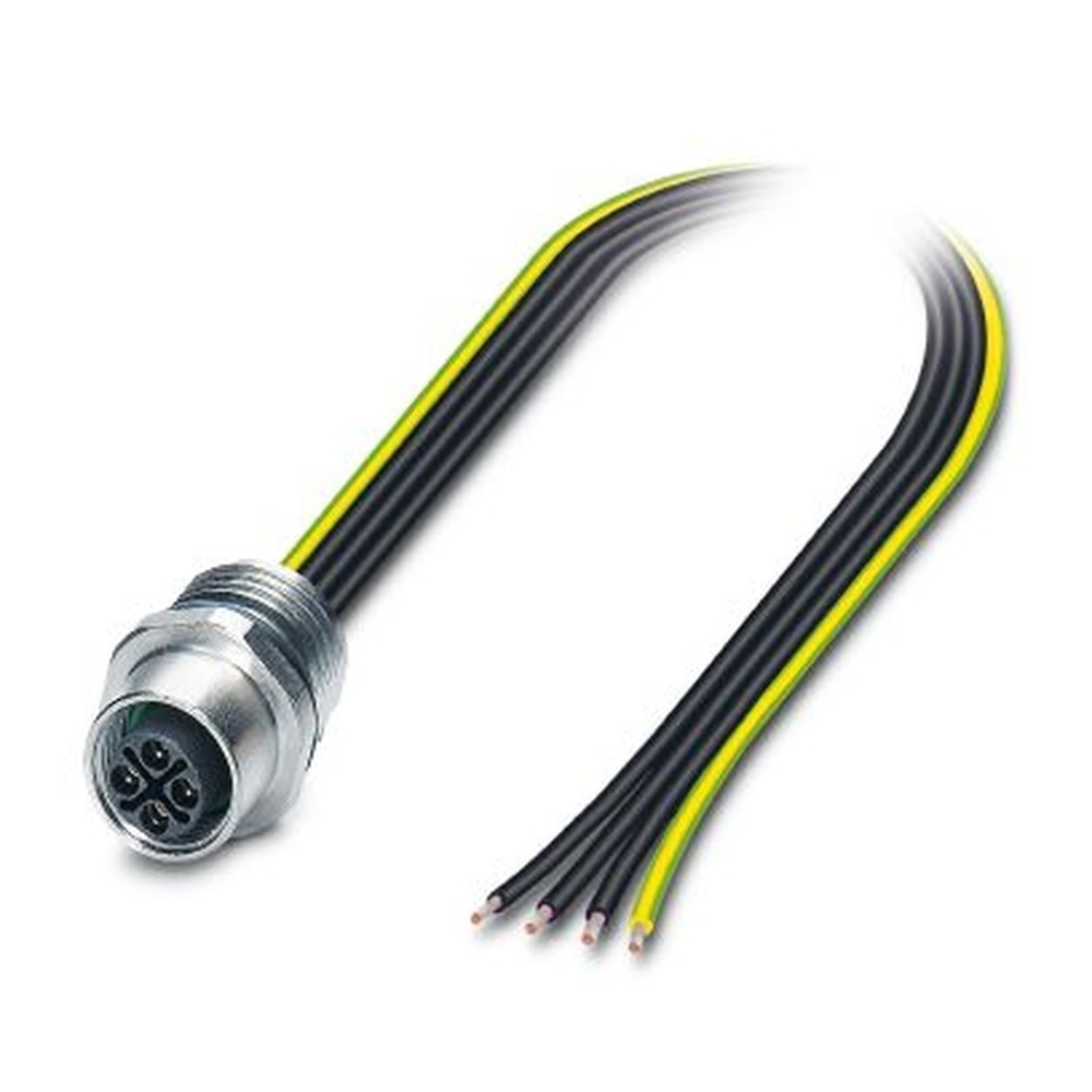 Phoenix Contact Einbausteckverbinder 1424137 Typ SACC-E-M12FSS-4CON-M16/0,5 PE