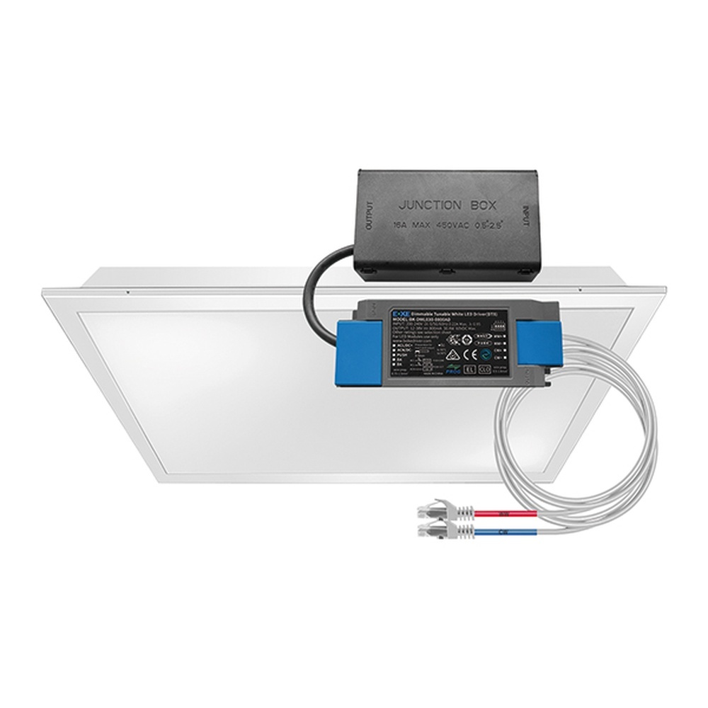 ESYLUX Deckeneinlegeleuchte EQ10132520 Typ CELINE2 PNL 625 DDP OP 3800 8TW IP20 DALI2 DT8 SET