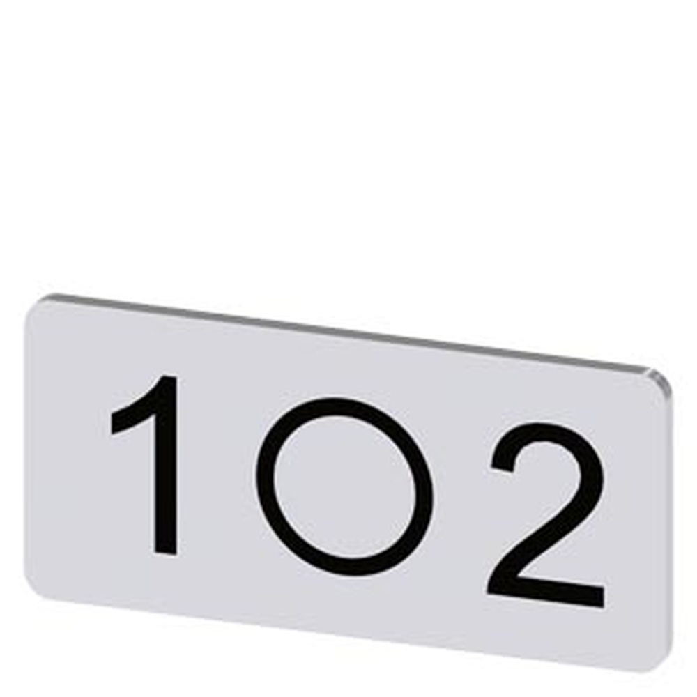 Siemens Bezeichnungsschild 3SU1900-0AC81-0QL0