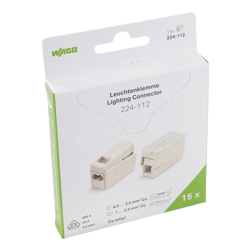 Wago Leuchtklemme 224-112/995-015