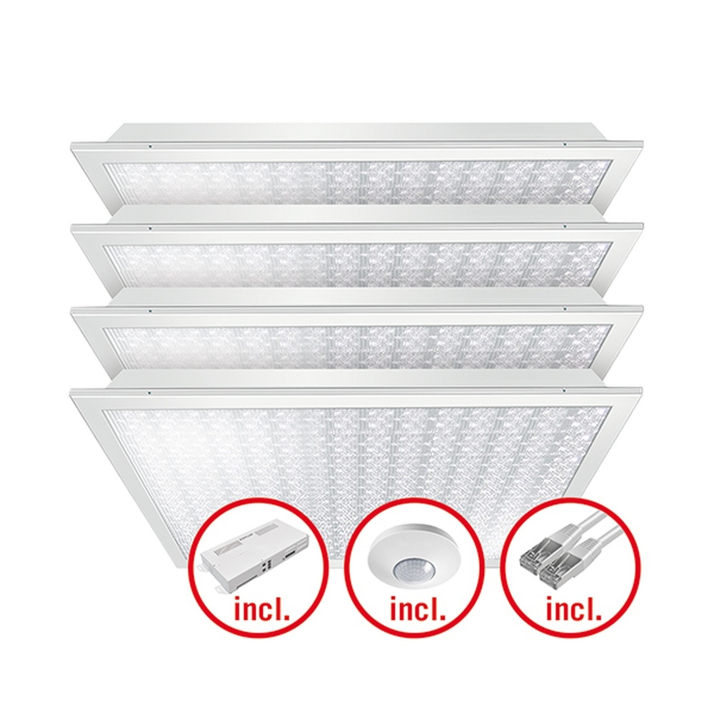 ESYLUX Lichtsystem EQ10132483 Typ QUADRO-SET CELINE-2 625 DDP TR 840 IR ELC