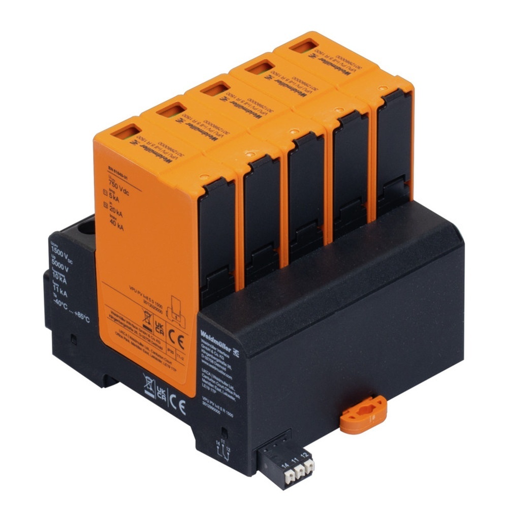 Weidmüller Überspannungsableiter 3012990000 Typ VPU PV I+II 5 R 1500