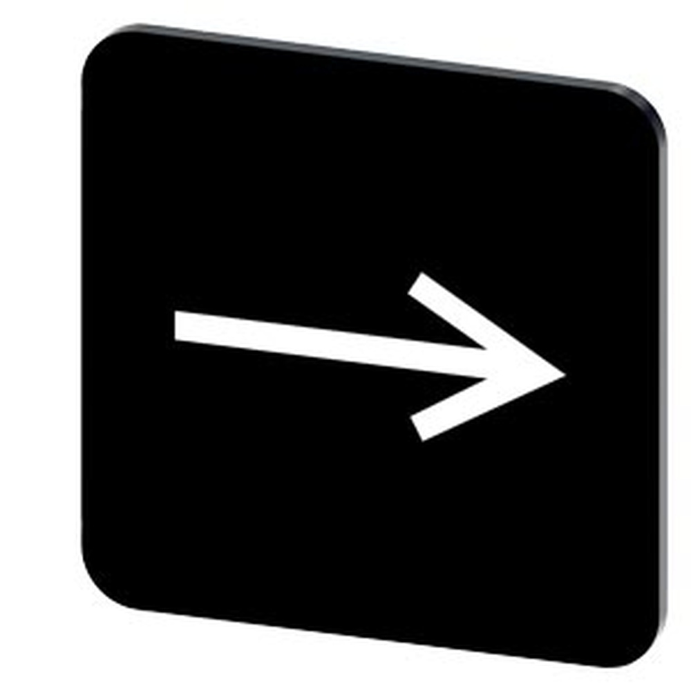 Siemens Bezeichnungsschild 3SU1900-0AF16-0QR0