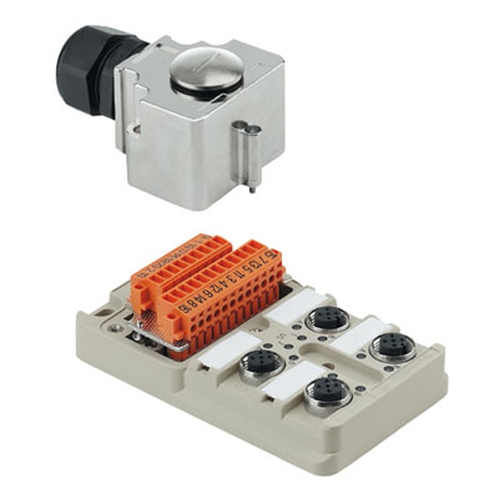 Weidmüller Passiver Sensor Aktor Verteiler 1705923000 Typ SAI-4-MHD-4P M12