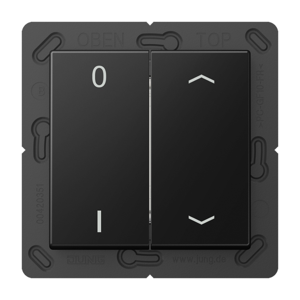 Jung EnOcean Funk Wandsender 4kanalig ENOA595P01SWM