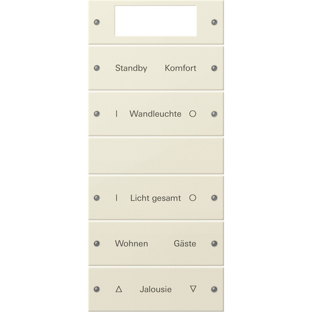 Gira Wippenset 5fach 221501