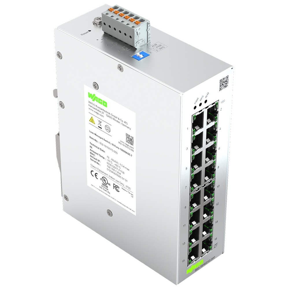 Wago Lean Managed Switch 852-1816/010-000