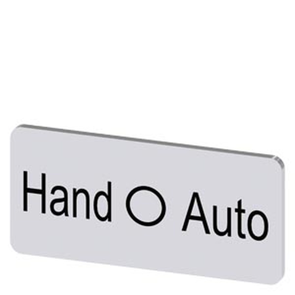 Siemens Bezeichnungsschild 3SU1900-0AC81-0DD0