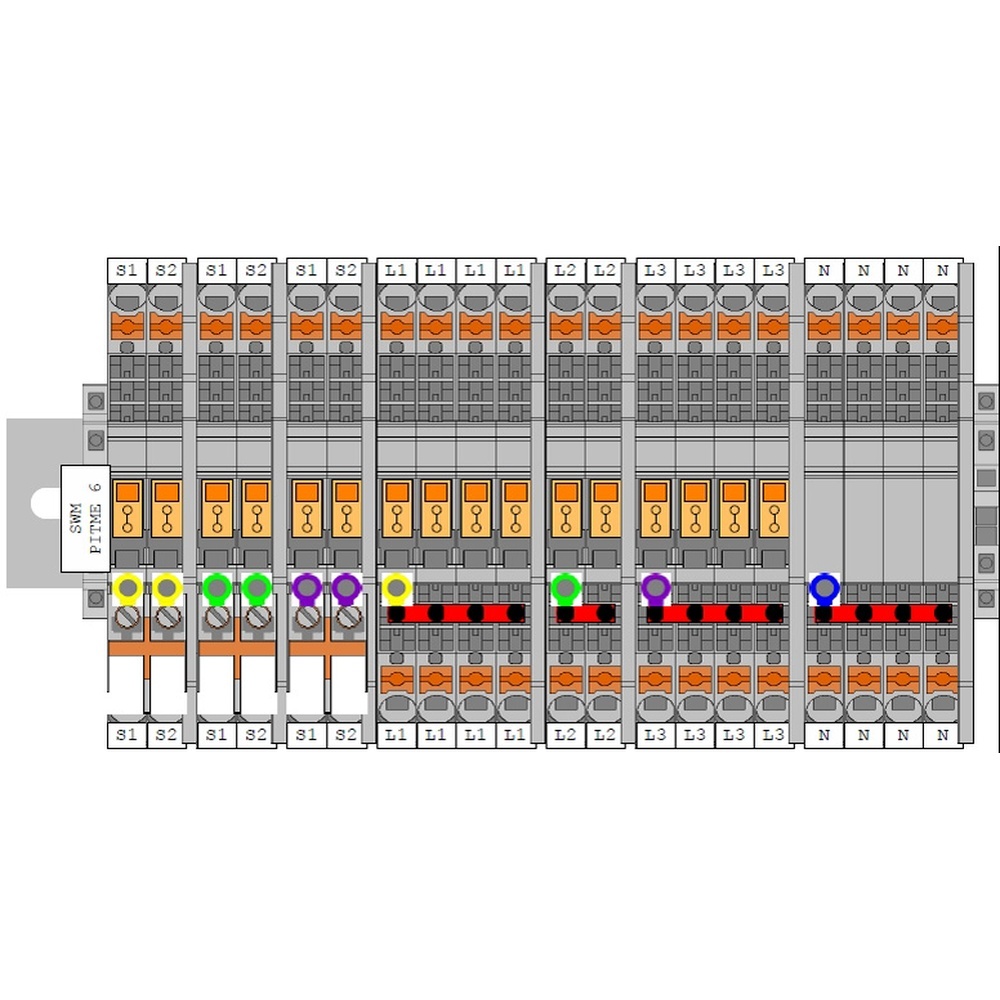 ABN Wandlerprüfklemme XSK281