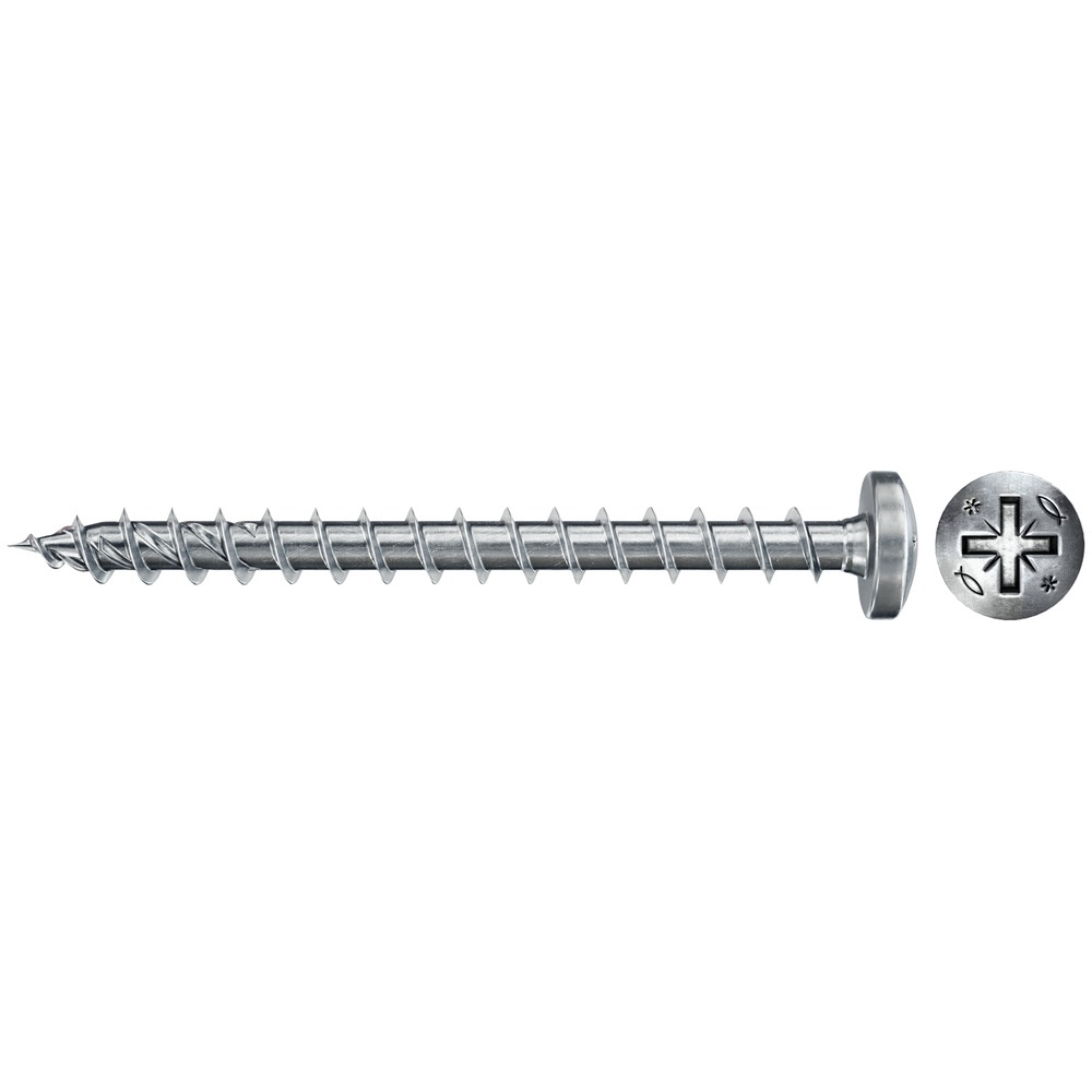 Fischer Passivierte Schraube 670339 Typ FPF II PZF 4,5x40 BC 200 SCHRAUBE