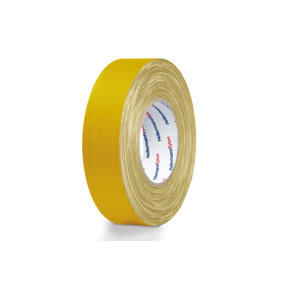 Hellermann Gewebeband 712-00902 Typ HTAPE-TEX-50x50 CO YE 50