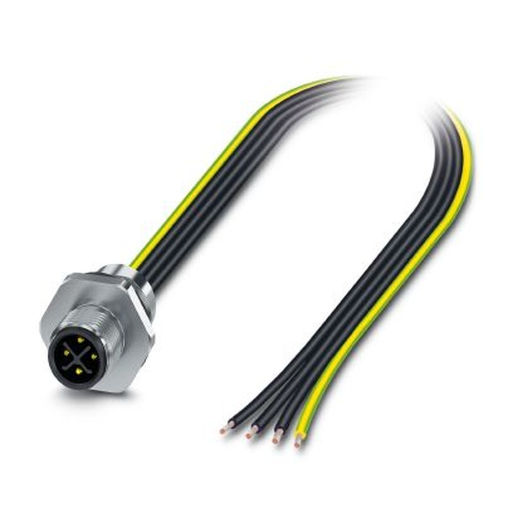 Phoenix Contact Einbausteckverbinder 1411607 Typ SACC-E-M12MSS-4P-M16XL/0,5 PE