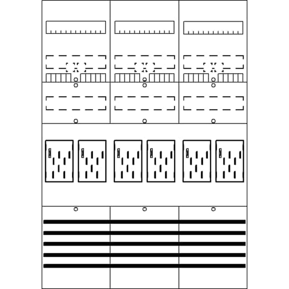 Striebel & John Zählerkomplettfeld 2CPX054124R9999 Typ BF37C6