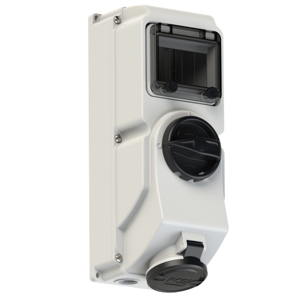 PC Electric Abschaltbare Wanddose 7615-7