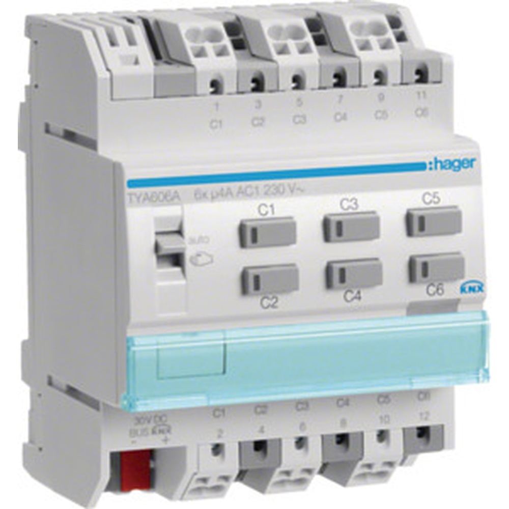 Hager Schalt-/Jalousieausgang KNX TYA606A