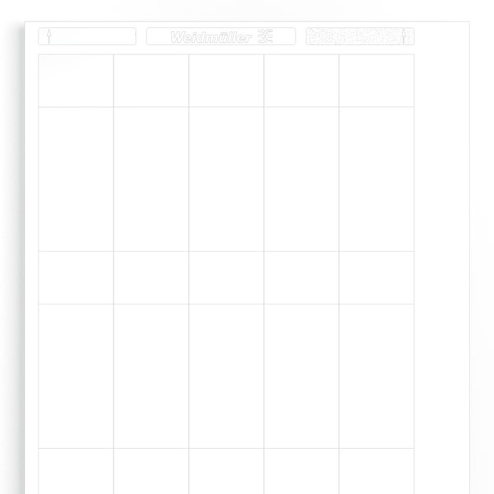 Weidmüller Kabelmarkierungssystem 1695741044 Typ LM WO 36/93 WS