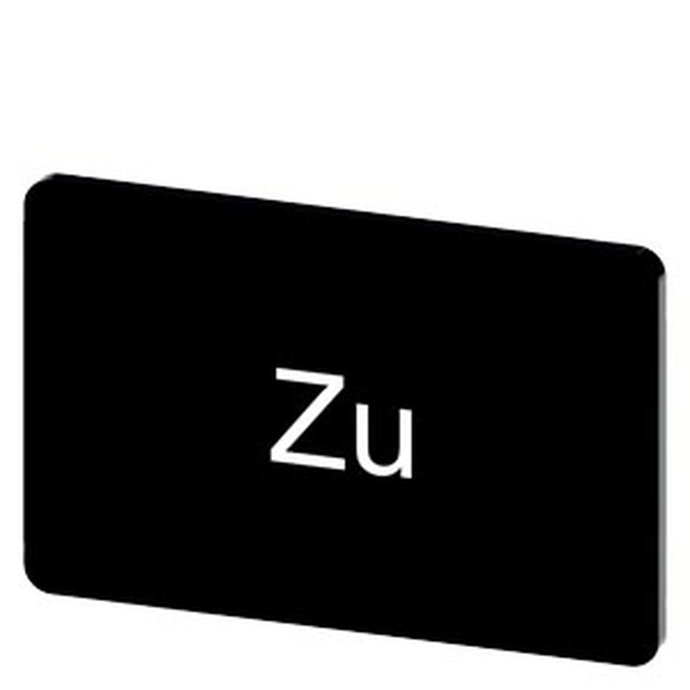 Siemens Bezeichnungsschild 3SU1900-0AD16-0AL0