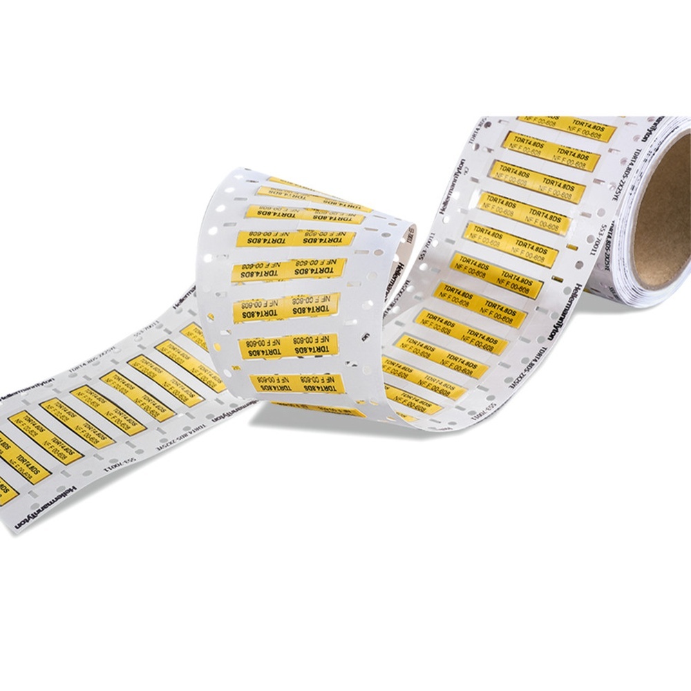 Hellermann Schrumpfschlauchmarkierer 553-70115 Typ TDRT25DS-2X25YE PO-X YE 2000