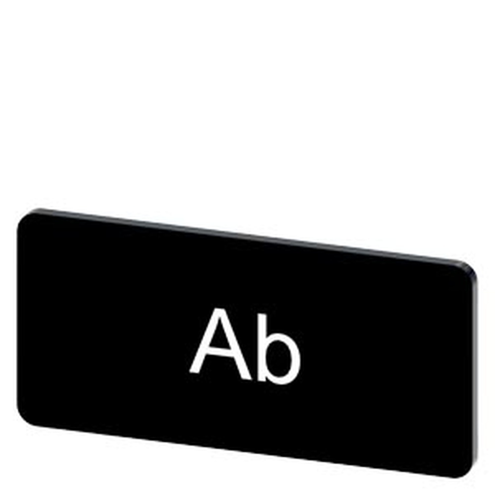 Siemens Bezeichnungsschild 3SU1900-0AC16-0AE0