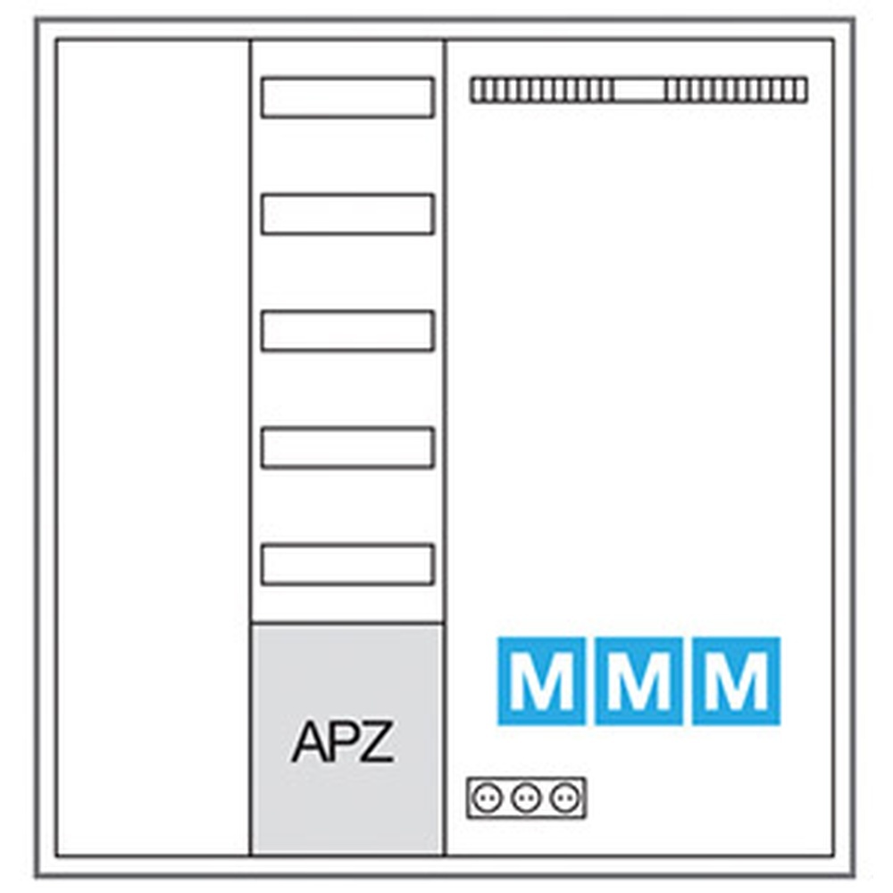 Hager Komplettschrank ZB34APZ2