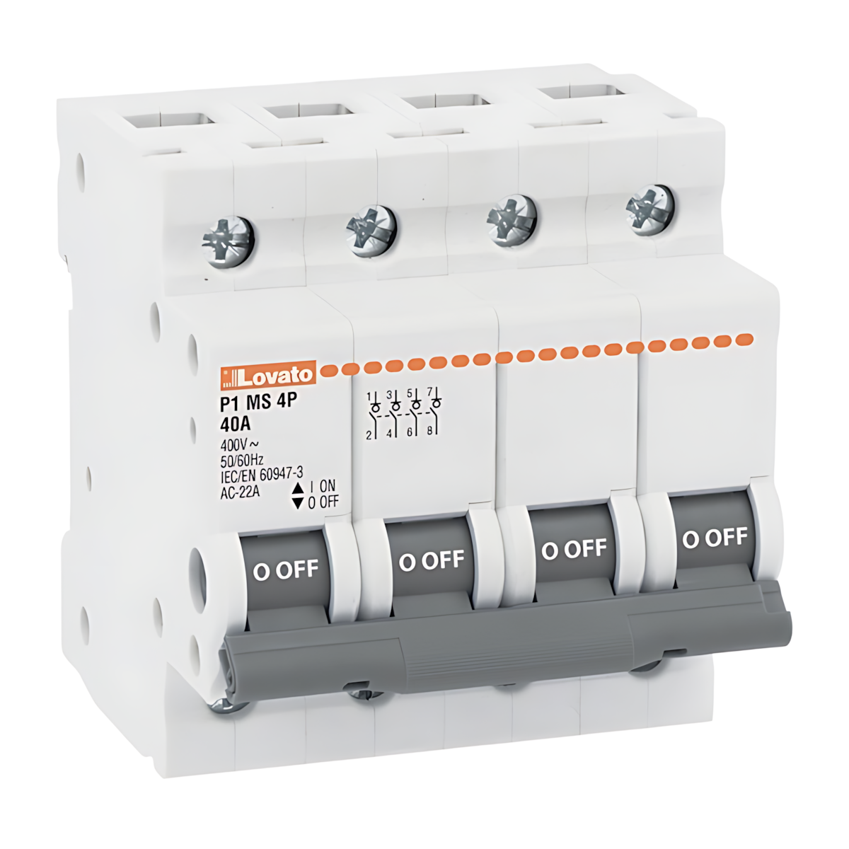 Lovato Modularer Lasttrennschalter P1MS4P040