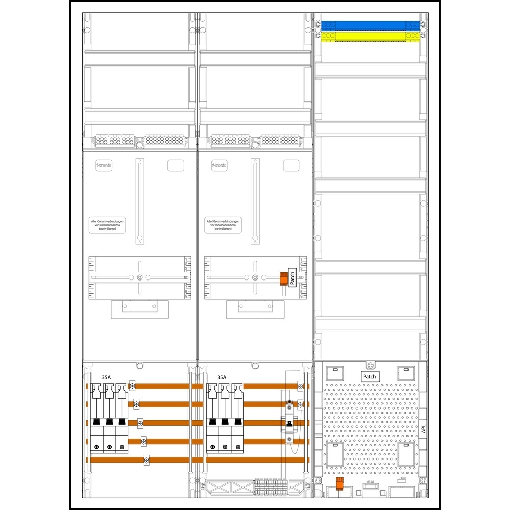 f-tronic Komplettschrank 7190487 Typ 3HZ732APZ35B6