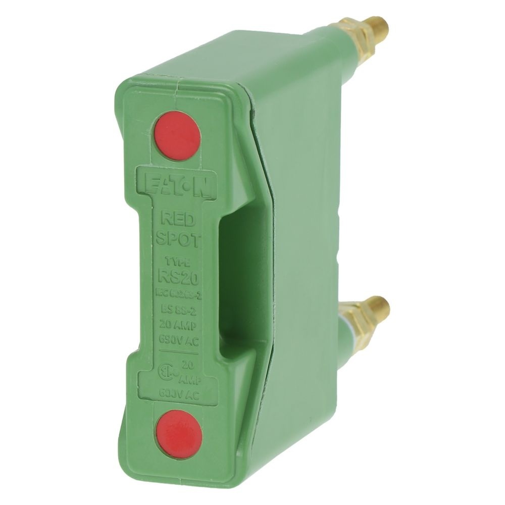 Eaton Sicherungsunterteil RS20P/GGN Typ RED SPOT 20A BACK STUD CONNECTED GREEN