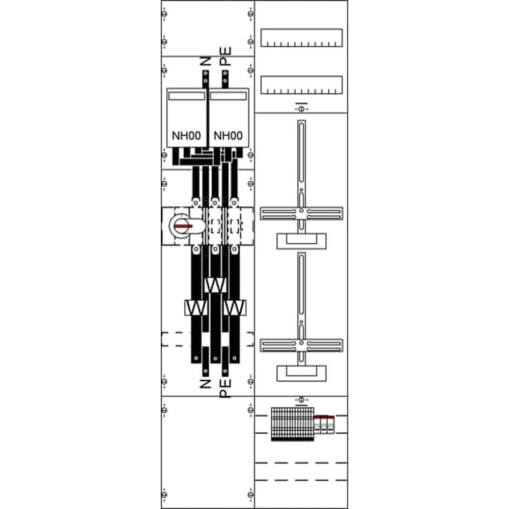 Striebel & John Mess- und Wandlerfeld 2CPX035026R9999 Typ KA4268