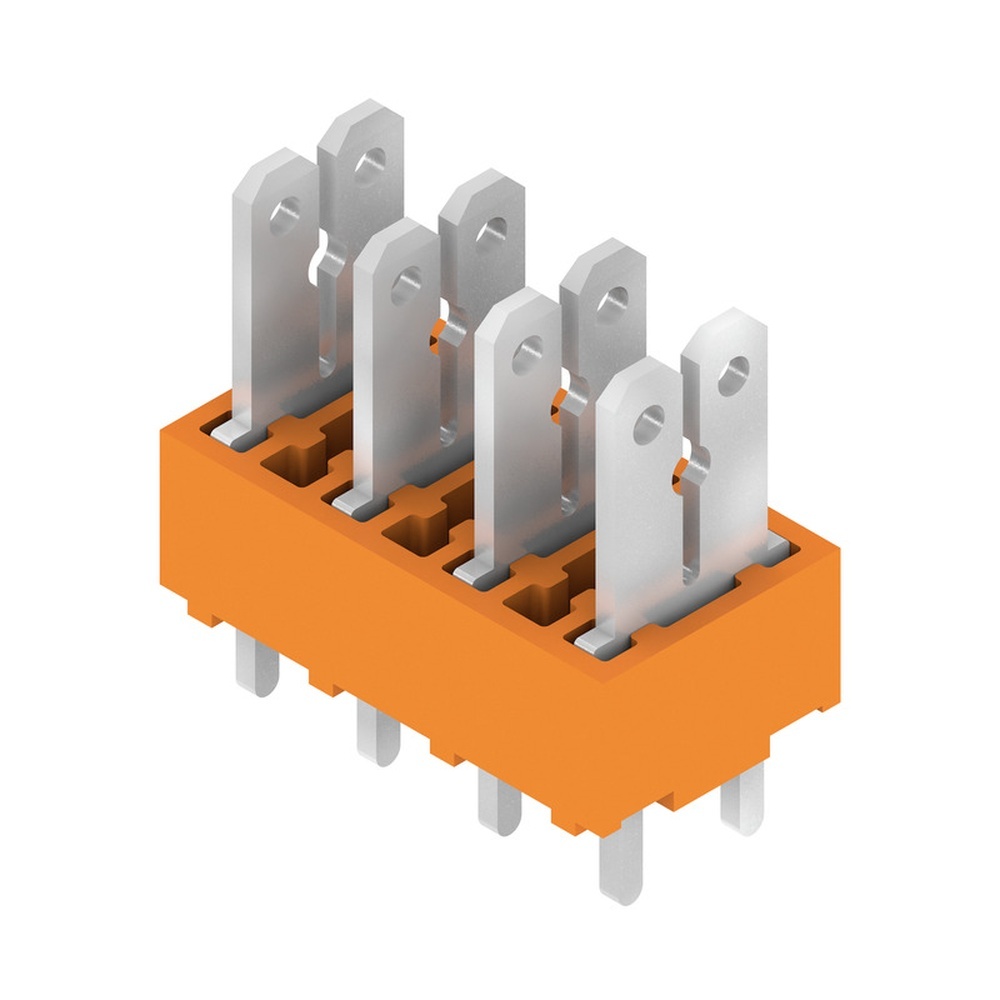 Weidmüller Leiterplattenklemme 9500430000 Typ PCF 5.00/04/180 3.5SN OR BX