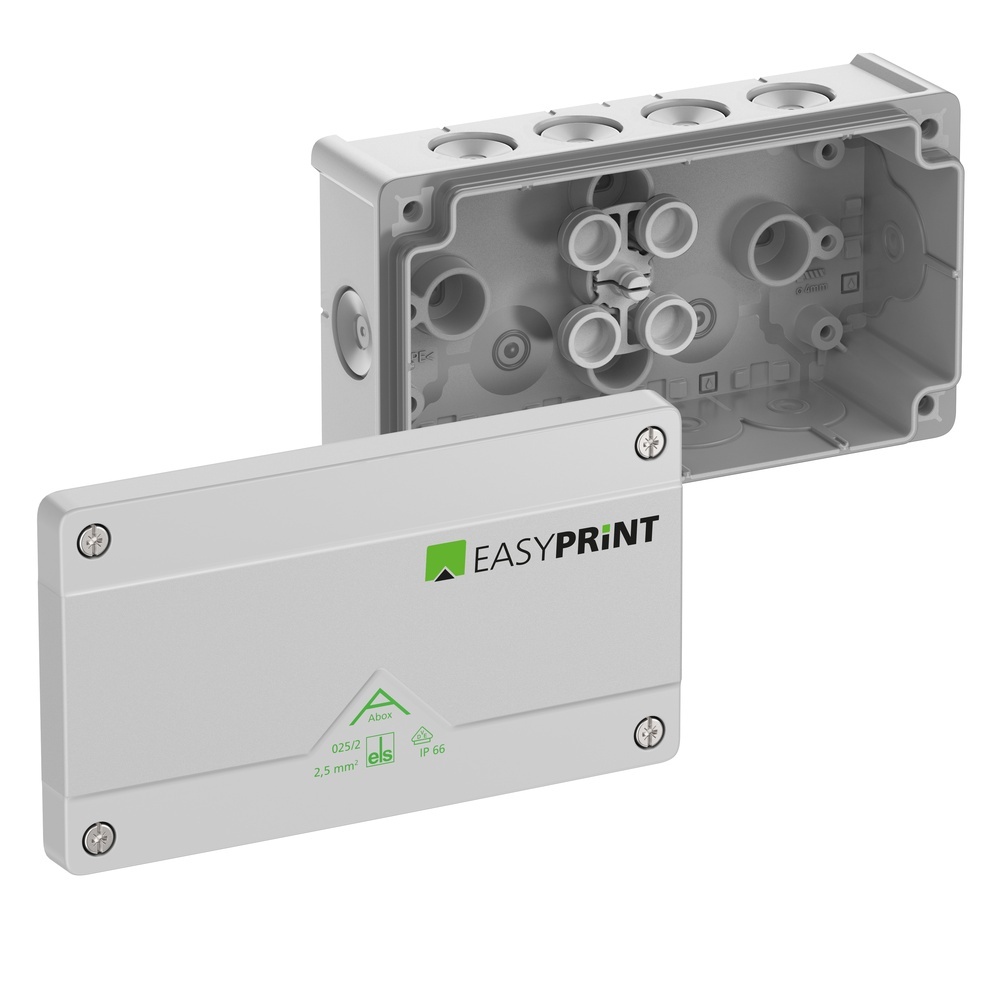 Spelsberg Abzweigkasten 802402EP Typ Abox 025/2-L EasyPrint
