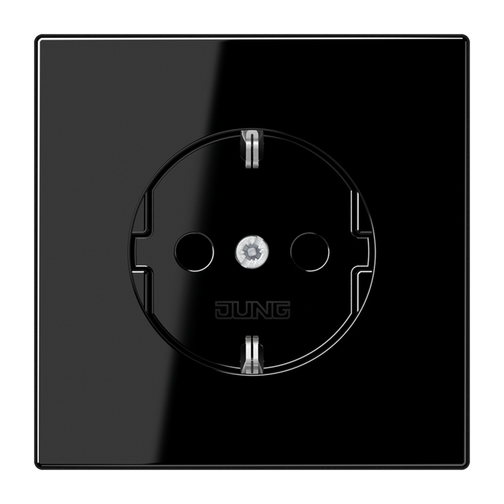 Jung Schutzkontakt Steckdose LS 1520 KI SW