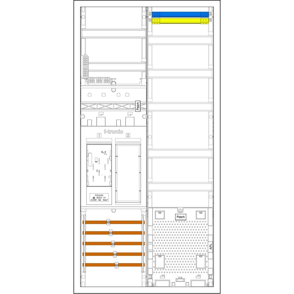 f-tronic Komplettschrank 7195051 Typ EHZ721APZODS