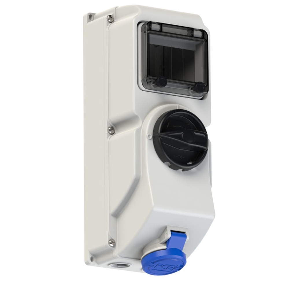 PC Electric Abschaltbare Wanddose 7813-6