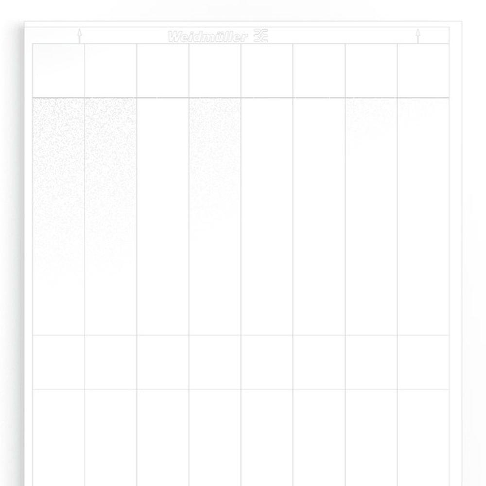 Weidmüller Kabelmarkierungssystem 1712491044 Typ LM WO 25/140 WS
