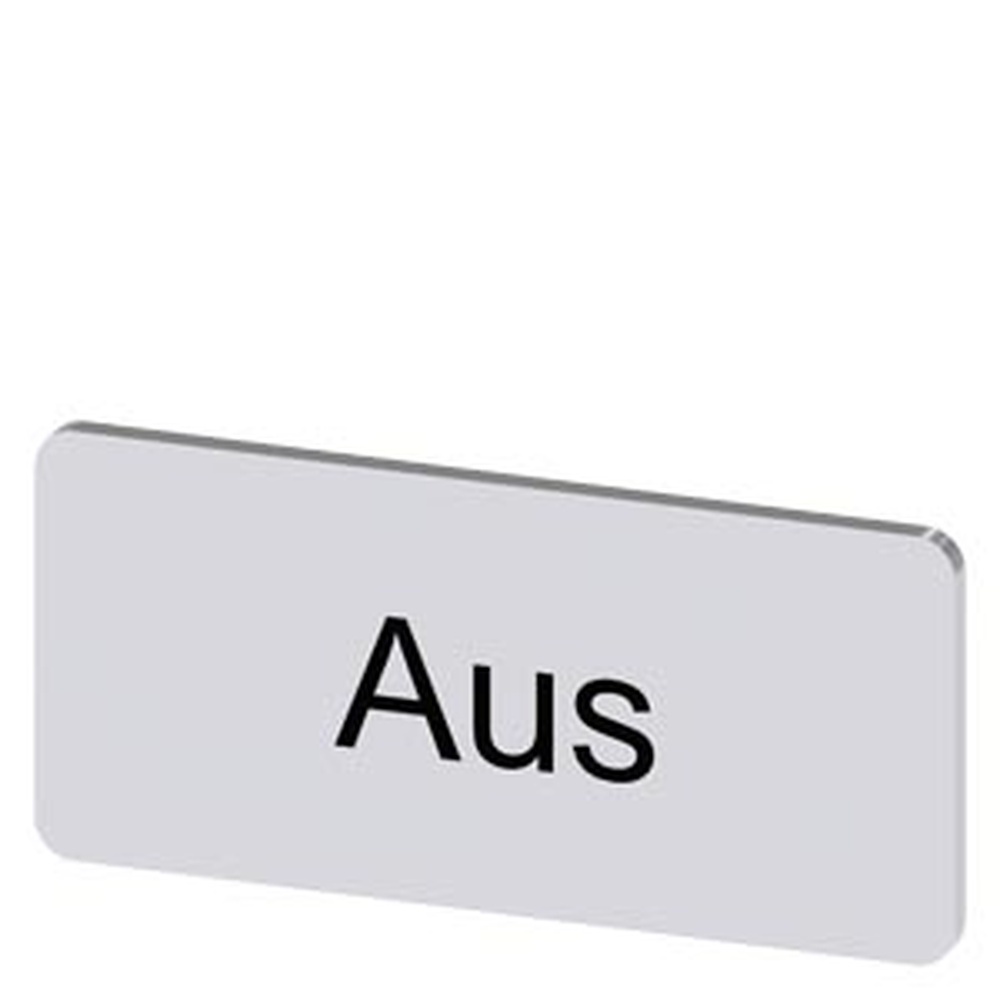 Siemens Bezeichnungsschild 3SU1900-0AC81-0AC0