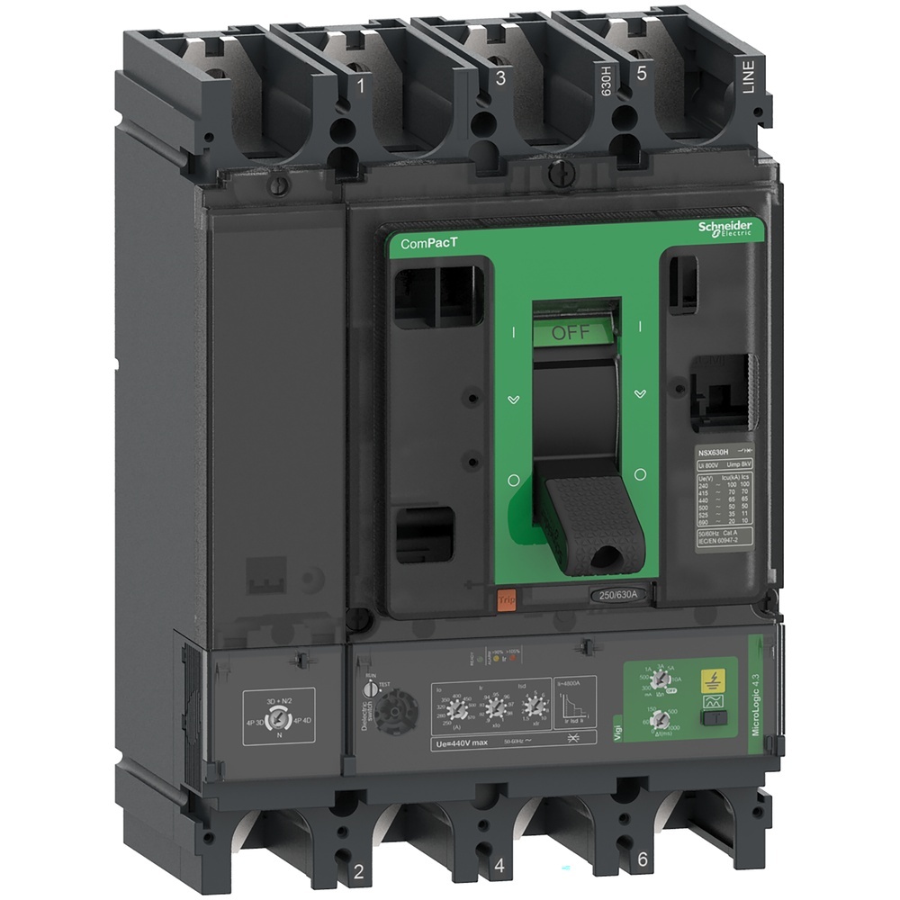Schneider Electric Kompaktleistungsschalter C63H44V570