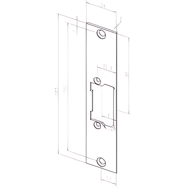 Assa Abloy Schließblech -------28640-04