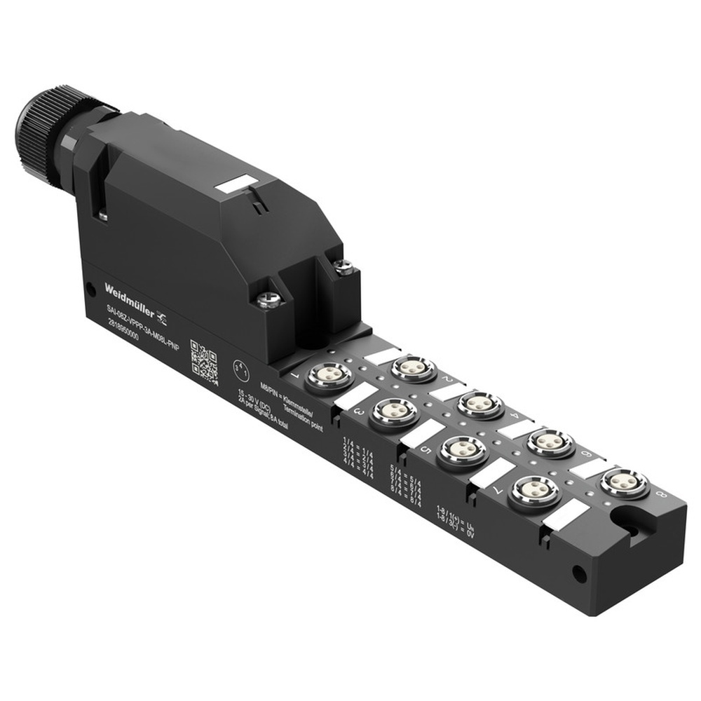 Weidmüller Passiver Sensor Aktor Verteiler 2818950000 Typ SAI-08Z-VPPP-3A-M08L-PNP