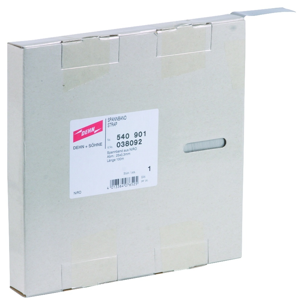 Dehn + Söhne Spannband 540901 Typ SPB 25X0.3 L100M V2A