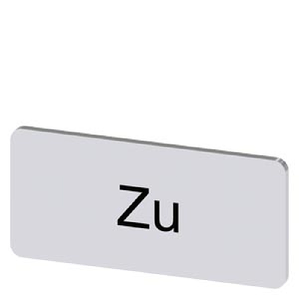 Siemens Bezeichnungsschild 3SU1900-0AC81-0AL0